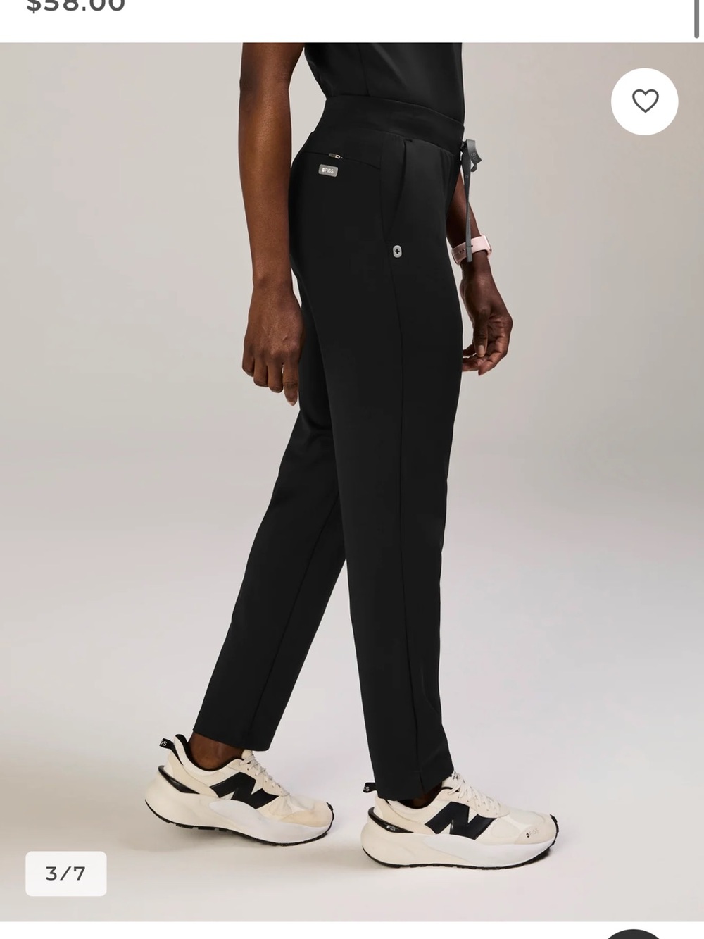 Figs women’s Black Straight-Leg
